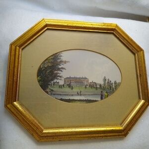 Vintage Gold Framed Landscape Art